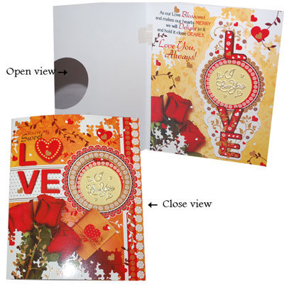 "Valentine Musical Greeting Card -911-001 - Click here to View more details about this Product